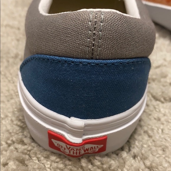 Custom blue and gray vans - Picture 3 of 5